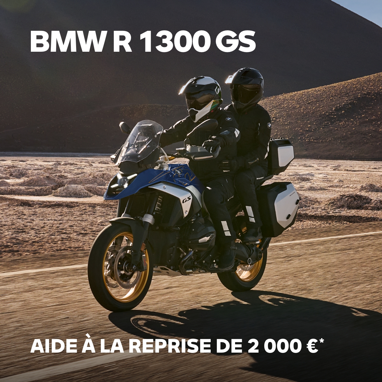 Aide à la reprise 2 000€ gamme R 1300 RT